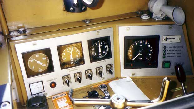 All the electrical gear is on the bunker side of the cab thus keeping it away from as much moisture as possible. August 16 2000