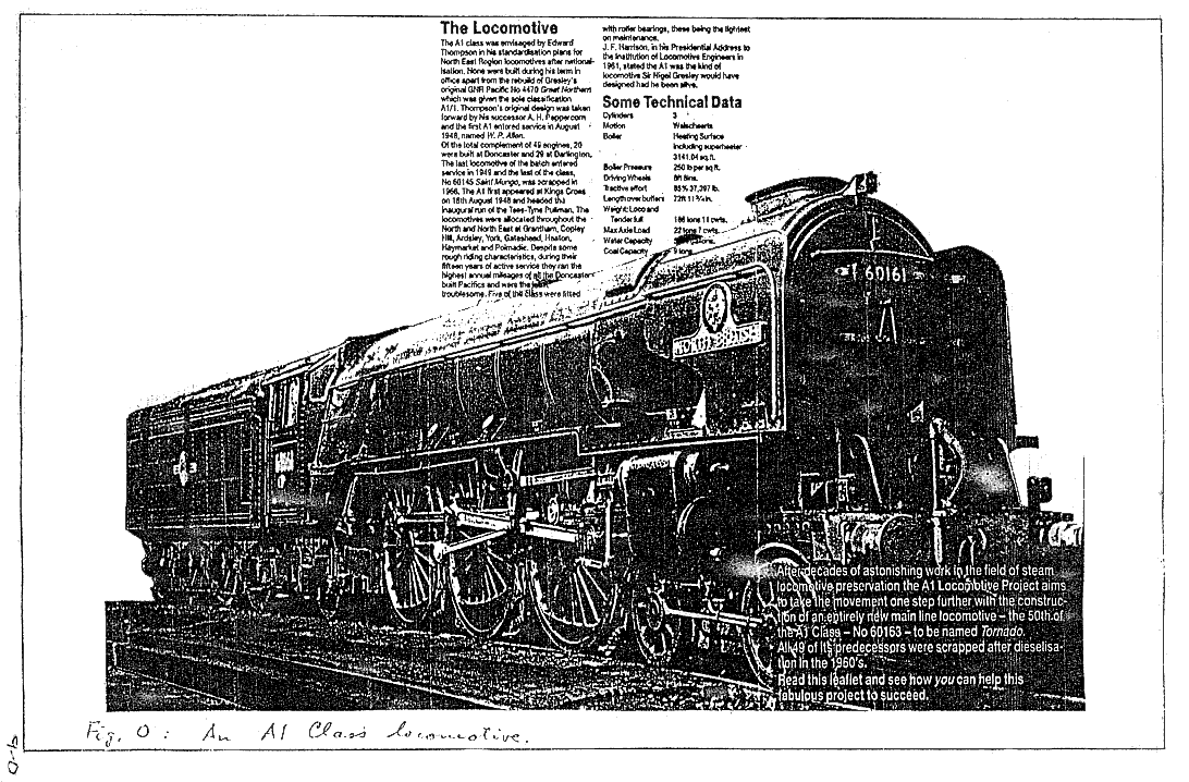 Fig. 0: An A1 Class Locomotive