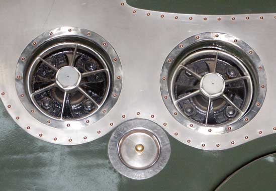 These valves are situtated over the valve chests and are anti-vacuum valves. October 9 2003