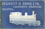 Peckett Locomotive Catalogue Cover