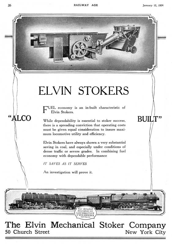 Elvin Stokers - 1924 Ad