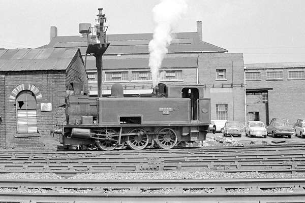 'Fryston No.2' in between duties at Fryston colliery. 23 May 1972. © Steve Price, courtesy of of G.A.Cryer