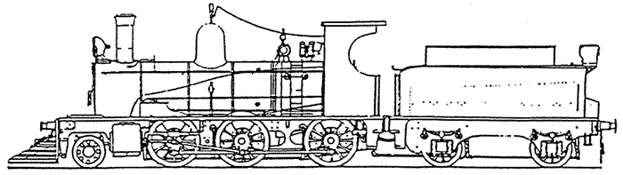 Fig. 2b: NEILSON No. 11 (built in 1888), FCGU, Argentina. Modernized by the author in 1991.